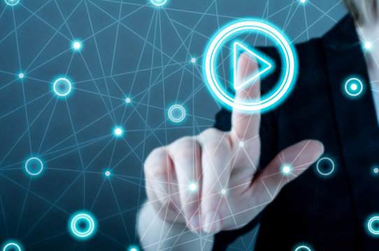 Futuristic touchscreen