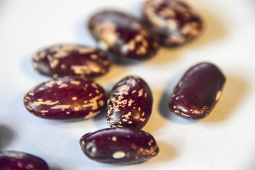 Red beans  speckled texture background abstraction macro agro culture