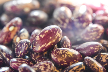 Red beans  speckled texture background abstraction macro agro culture