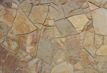 Stones wall background texture. Surface natural color