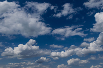 blue sky with clouds