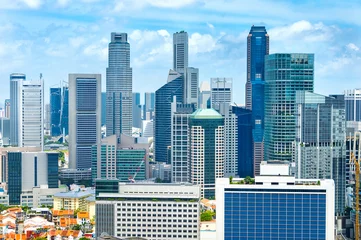Tischdecke Singapore business and residential areas © joyt