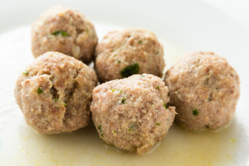 Polpette in salsa di vino bianco, Italian food