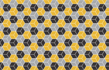 Hexagon pattern background.