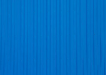 blue metal sheet panel, blue corrugated background and texture.