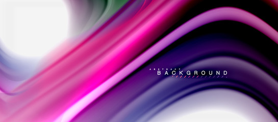 Rainbow fluid colors abstract background twisted liquid design, colorful marble or plastic wavy texture backdrop, multicolored template for business or technology presentation or web brochure cover