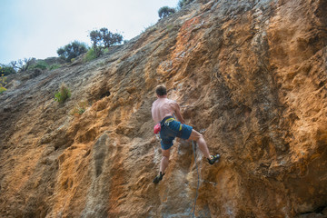 rock free climbing kalymnos greece