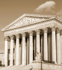Obraz premium Supreme Court building in Washington, DC, United States of America 