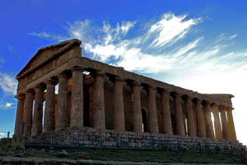 Obraz premium Tempio della Concordia - Valle dei Templi, Agrigento