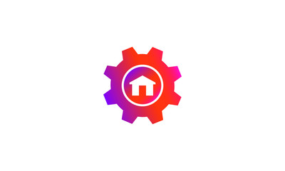 setting home button vector icon