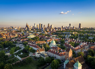 Warszawskie lato © Drone in Warsaw