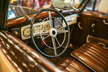 antique car, retro and vintage car