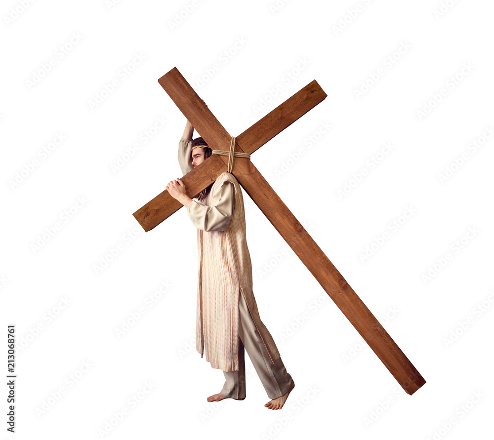 Wall mural crucifixion of jesus christ, symbol of gods love