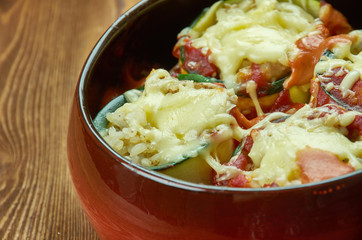 Cheesy Chicken Zucchini Roll-ups