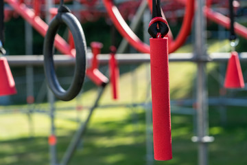 Obstacle course racing handle, grip of an obstacle