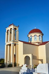 Belfry Orthodox church on the island of Crete.