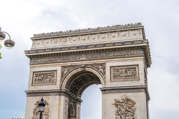 Fototapeta na wymiar Arc de Trioumphe