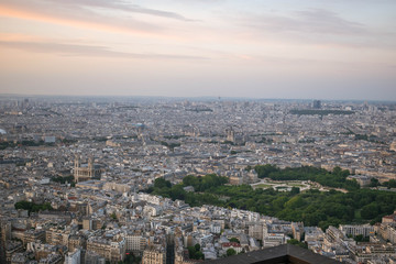 Fototapeta premium Paris from above