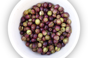 Plato de aceitunas rajadas