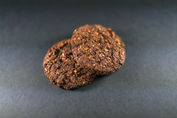 diet cocoa and hazelnut cookies
