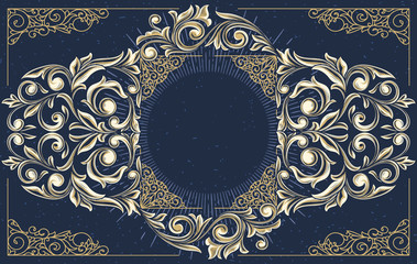 Ornate decorative vintage design