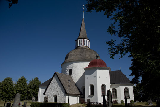 Muns&ouml; church from 1100s in Eker&ouml;, Stockholm