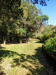Fototapeta premium A view of Costao do Santinho Ecological Park in Florianopolis, Brazil