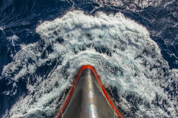 In front of the ship sailing, sea of blue and clear water , MORE OPTIONS IN MY PORTFOLIO 