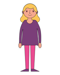 woman female character cartoon image