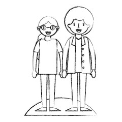 young women avatar character