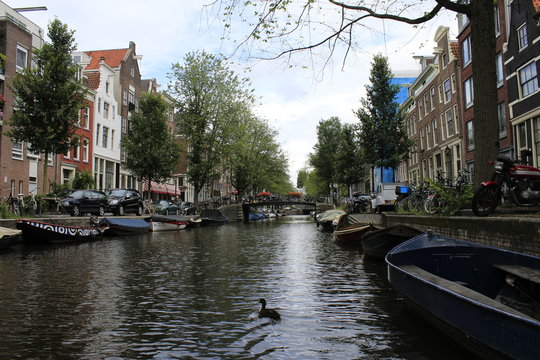 Kanal in Amsterdam