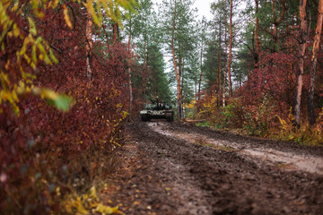 Ukraine Donbass military conflict armed forces and tanks to protect freedom and independence