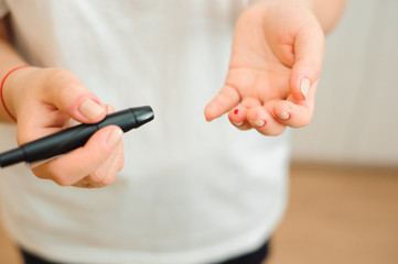 Test For Diabetes, Woman