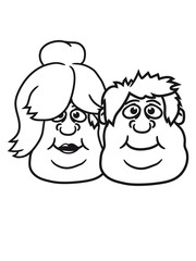 gesichter mann paar pärchen liebe verliebt frau mädchen sexy hot weiblich fett dick clipart comic cartoon lustig abnehmen ungesund diät essen hunger lecker fressen rund groß