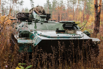 Ukraine Donbass military conflict armed forces and tanks to protect freedom and independence