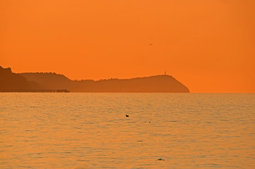 Wieczór nad morzem. © boguslavus