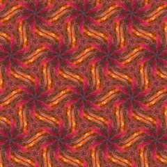 Abstract fantasy red and pink watercolor painting artwork. Creative pattern background for graphic and design production. Good for printed matter template. Fractal surreal art. 