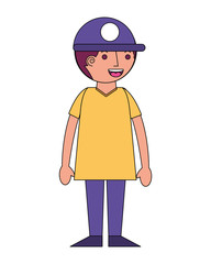 young boy male cartoon character