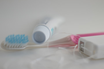 toothbrush and toothpaste