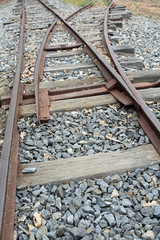 Diverging Railroad Track #3