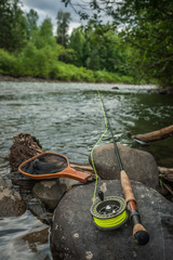 Steelhead Season - Fly Rod by the River