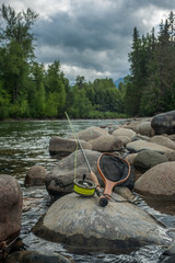 Suskwa River - Angling Still Life