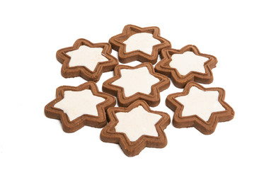 cookies stars isolated
