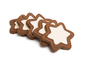 cookies stars isolated