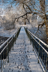 Frozen bridge