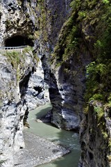 Fototapeta na wymiar Tunnel of Nine Turns in Taroko National Park