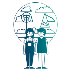 couple holding hands in the park