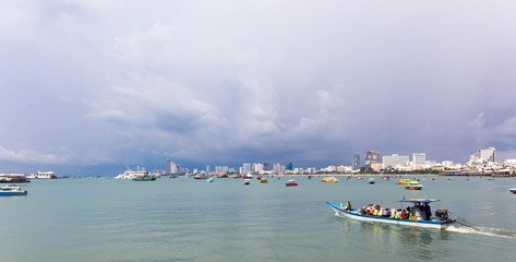 Lively maritime traffic