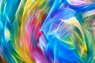 Art, Colorful light streaks abstract background in blue, red, purple and green colors