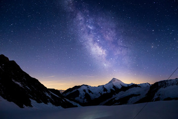 Milky Way in Swiss Alps